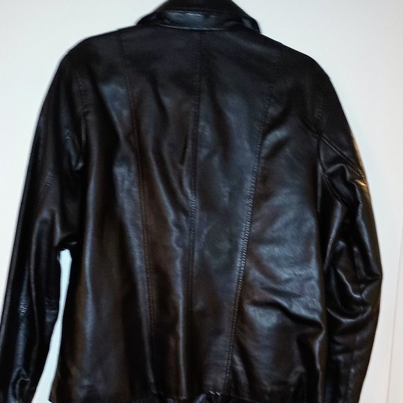 New Look Jackets & Coats Faux Leather Biker Jacket Poshmark